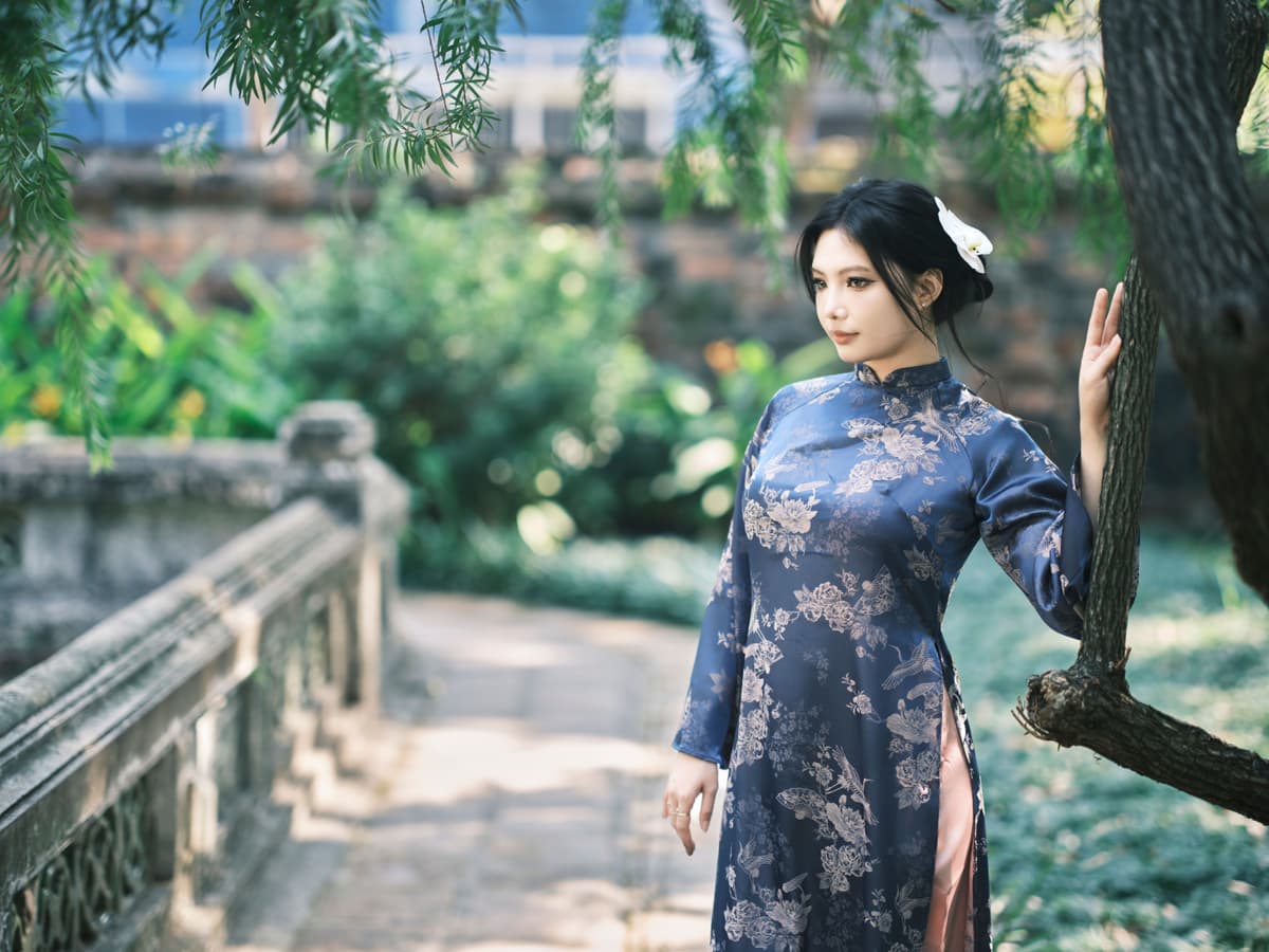 Vestido de Seda Anos 70
